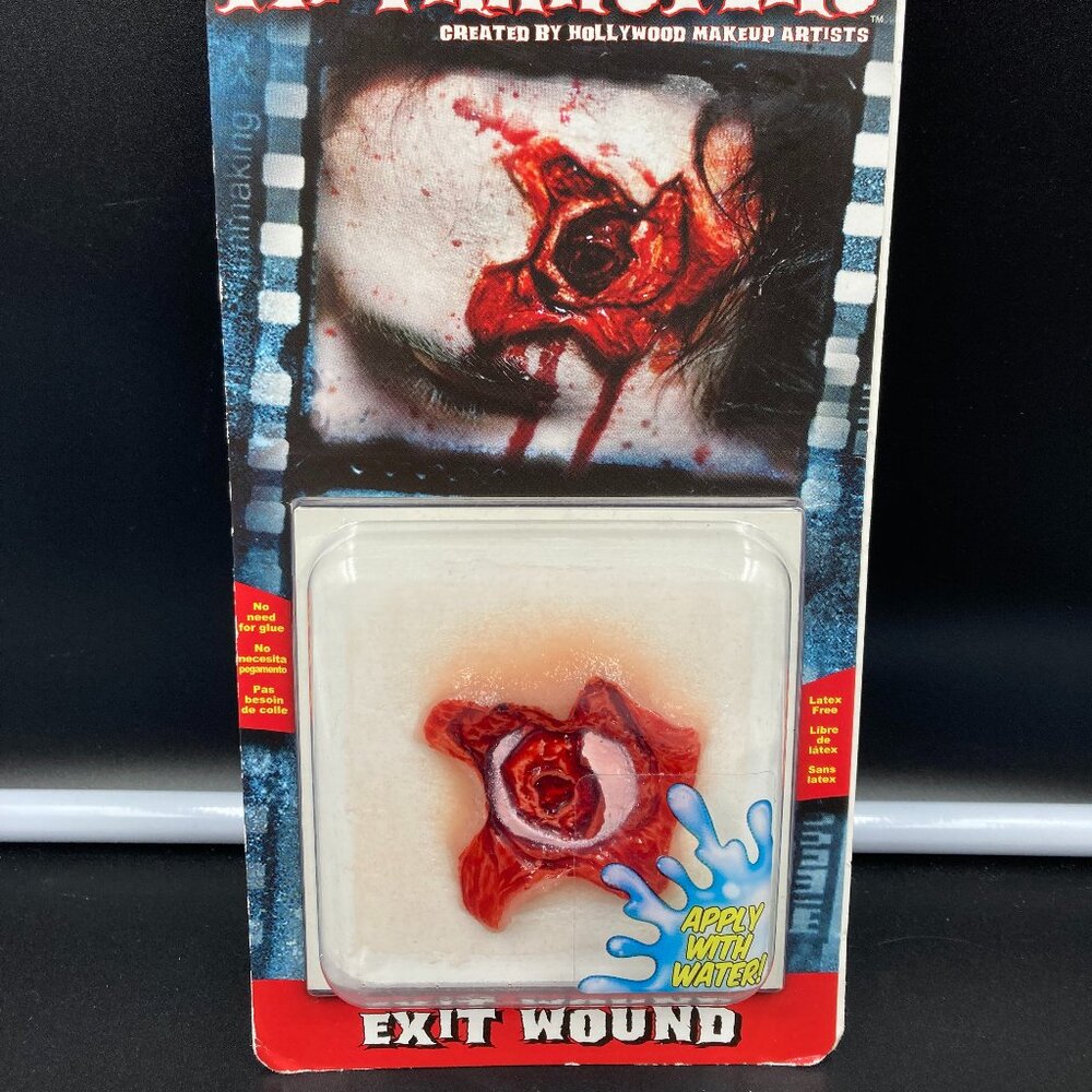 Hollywood Film Quality FX Transfers EXIT WOUND Latex-Free